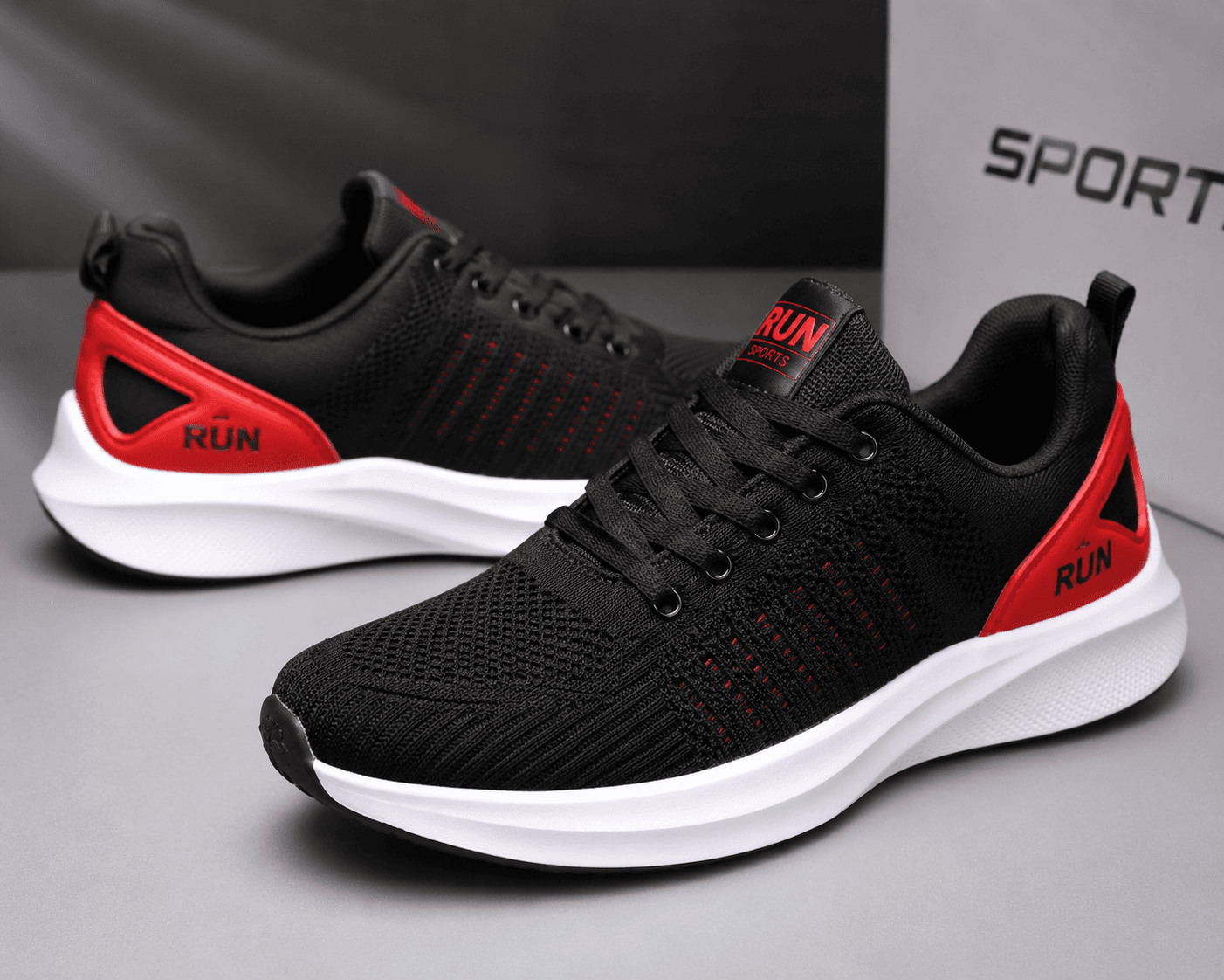 SwiftRun Sports Shoes Black-UK-7