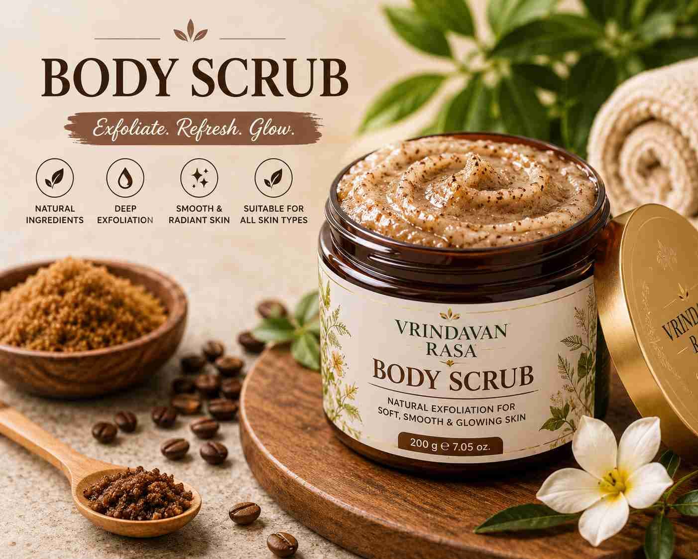 Sandalwood Body Scrub 100g